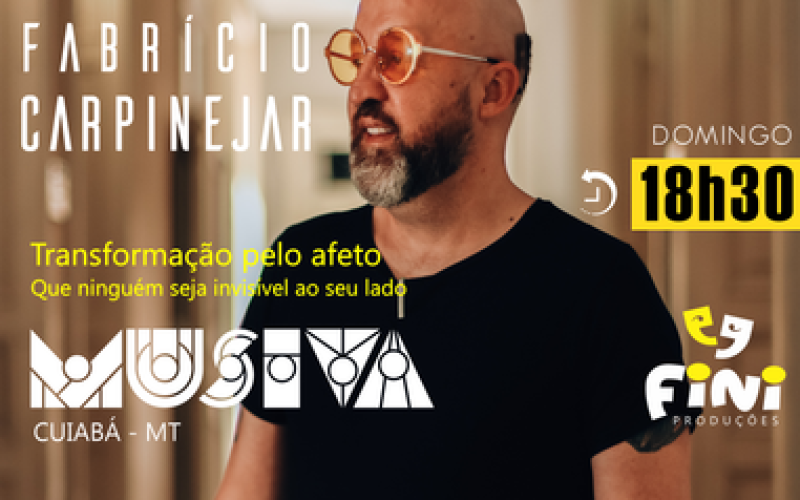 Palestra com Fabricio Carpinejar na Musiva – 23/03